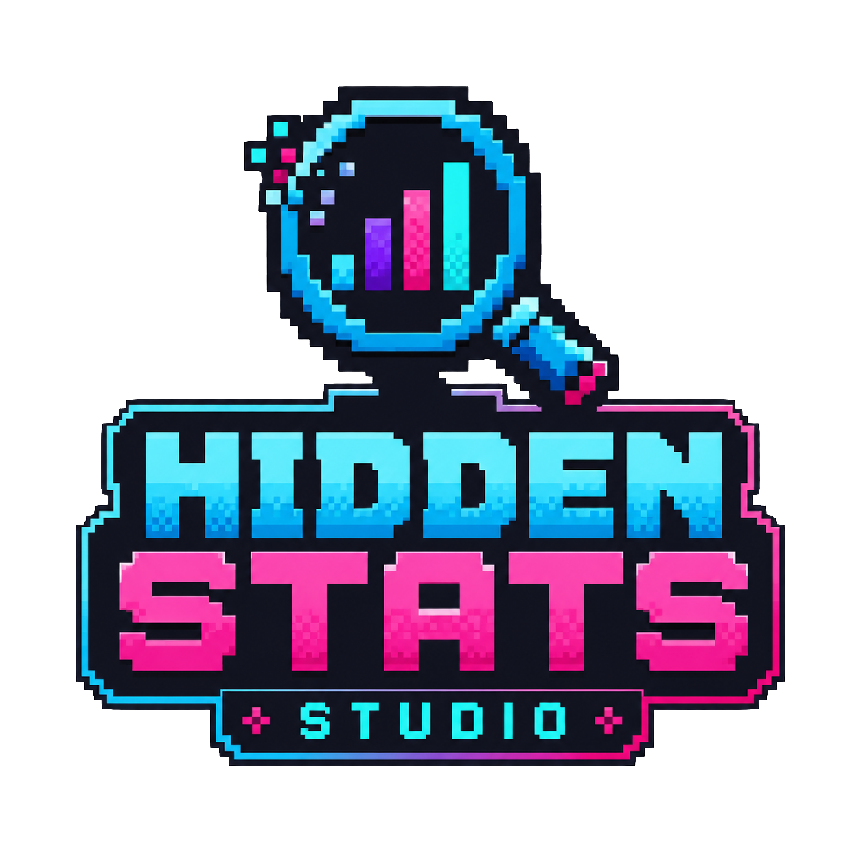 Hidden Stats Studio pixel logo